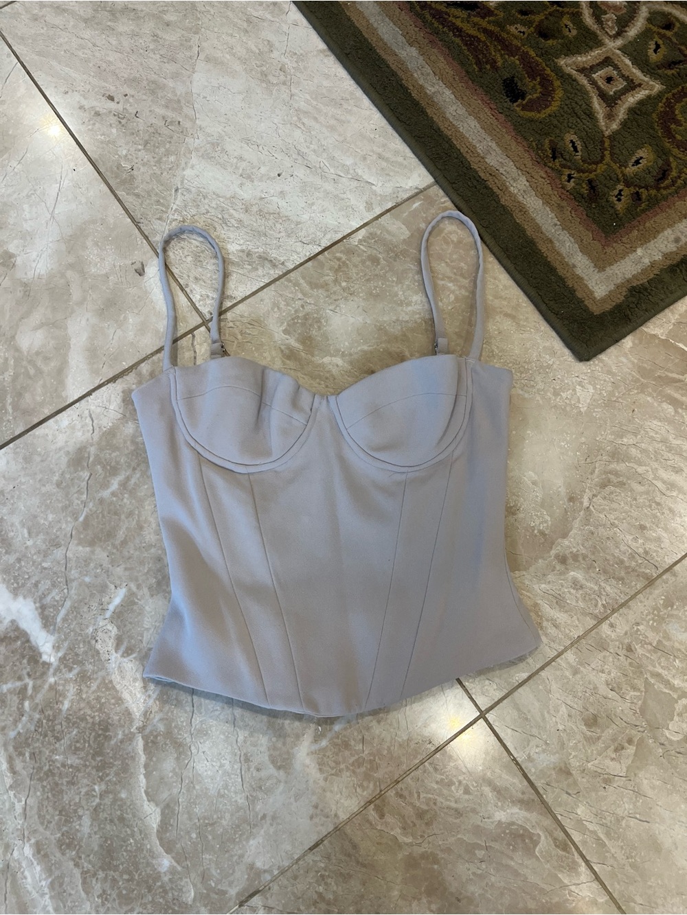 House of CB Shanna Oyster Underwired Corset Top Size Small